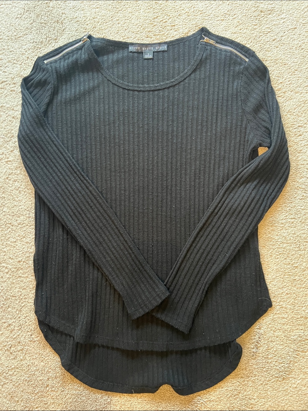 Hyfve, Hyfve, Hyfve Sweater w/Zippers Womens Size Small Long Sleeve Ladies